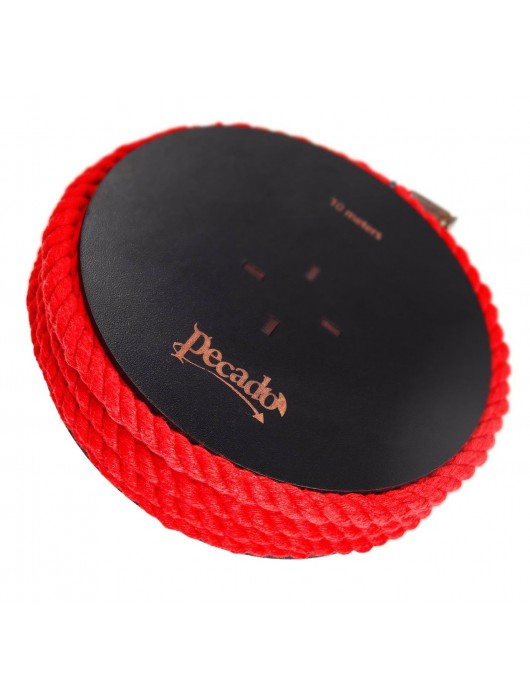 Красная веревка для шибари на катушке - 10 м. - Pecado - купить с доставкой в Королеве