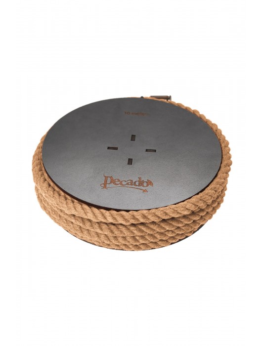 Джутовая веревка для шибари на катушке - 10 м. - Pecado - купить с доставкой в Королеве