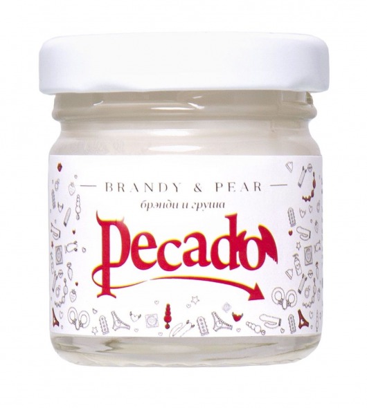 Массажная свеча Brandy   Pear - 35 мл. - Pecado - купить с доставкой в Королеве