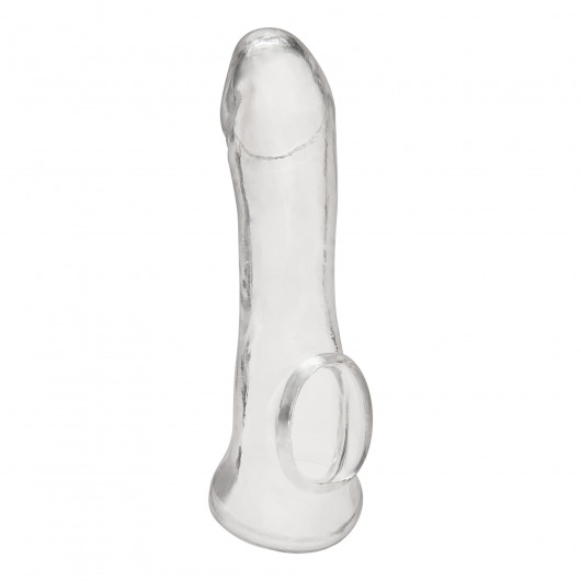 Прозрачная насадка на пенис Transparent Penis Enhancing Sleeve Extension - 15,9 см. - BlueLine - в Королеве купить с доставкой