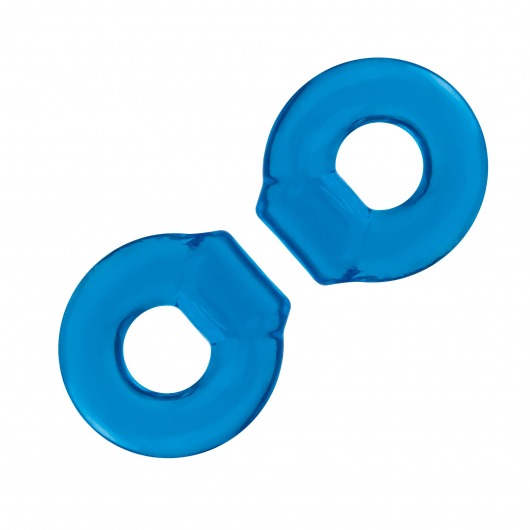 Комплект из двух колец для пениса 2-Pack Ultra-Stretch Stamina Endurance Ring - BlueLine - в Королеве купить с доставкой