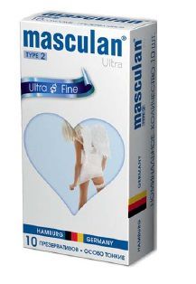 Ультратонкие презервативы Masculan Ultra Fine с обильной смазкой - 10 шт. - Masculan - купить с доставкой в Королеве