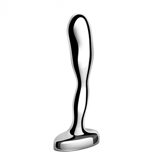 Стальной стимулятор простаты Stainless Steel Prostate Plug - 11,5 см. - b-Vibe - в Королеве купить с доставкой