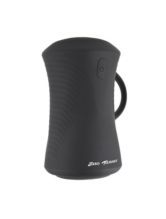 Черный вибромастурбатор с гироскопом Gyro Stroke - Zero Tolerance - в Королеве купить с доставкой