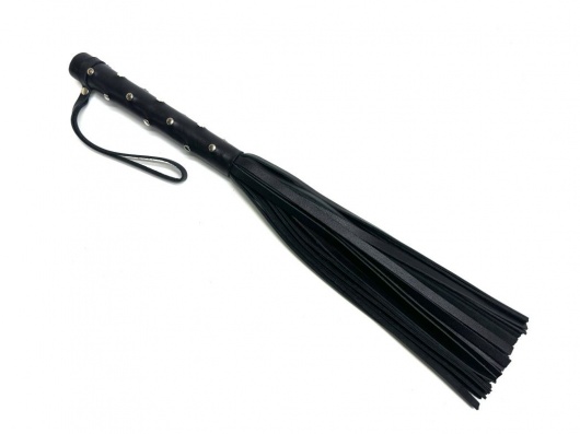 Кожаная плеть «Звездное небо» - 43 см. - БДСМ Арсенал - купить с доставкой в Королеве