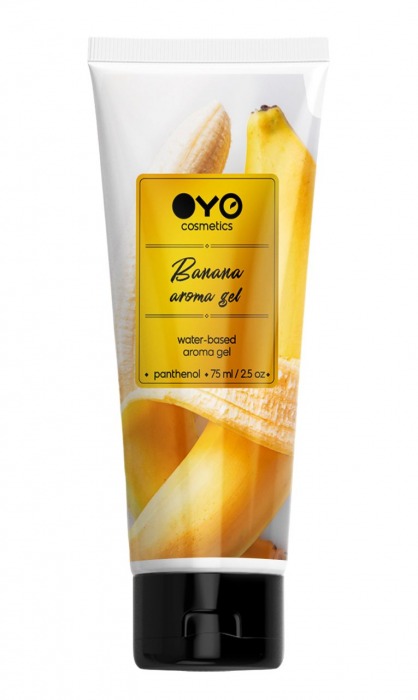 Лубрикант на водной основе OYO Aroma Gel Banana с ароматом банана - 75 мл. - OYO - купить с доставкой в Королеве
