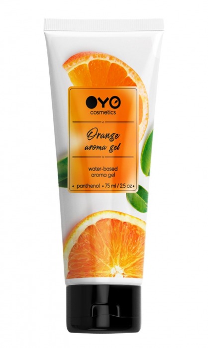 Лубрикант на водной основе OYO Aroma Gel Orange с ароматом апельсина - 75 мл. - OYO - купить с доставкой в Королеве