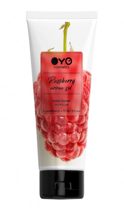 Лубрикант на водной основе OYO Aroma Gel Raspberry с ароматом малины - 75 мл. - OYO - купить с доставкой в Королеве
