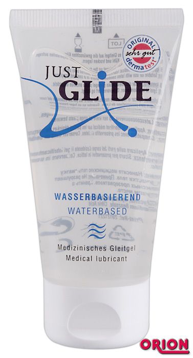 Вагинальная смазка на водной основе JUSTGLIDE - 50 мл. - Orion - купить с доставкой в Королеве