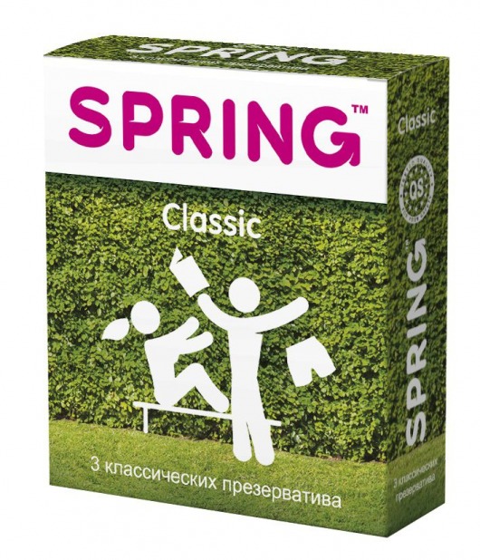 Классические презервативы SPRING CLASSIC - 3 шт. - SPRING - купить с доставкой в Королеве