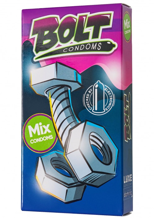 Набор презервативов Bolt Condoms - Luxe - купить с доставкой в Королеве