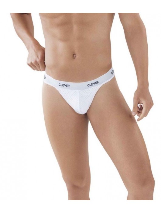 Белые мужские трусы-тонги Latin Lust Thong - Clever Masculine Underwear купить с доставкой