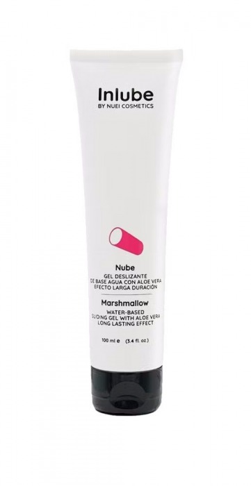 Лубрикант на водной основе Nuei Inlube с алоэ вера и ароматом маршмеллоу -100 мл. - Nuei cosmetics - купить с доставкой в Королеве