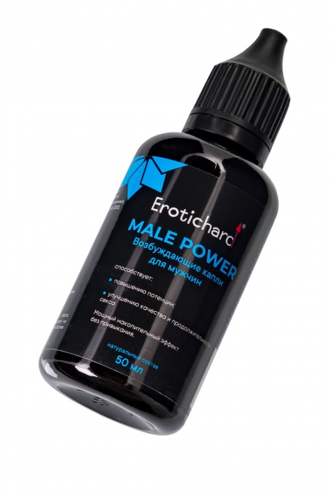 Капли для мужчин Erotichard Male Power - 50 мл. - Erotic Hard - купить с доставкой в Королеве
