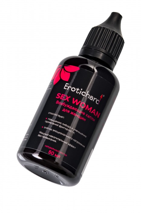 Капли для женщин Erotichard Sex Woman - 50 мл. - Erotic Hard - купить с доставкой в Королеве