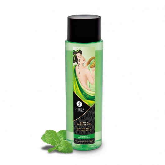Гель для душа Sensual Mint с ароматом мяты - 370 мл. -  - Магазин феромонов в Королеве