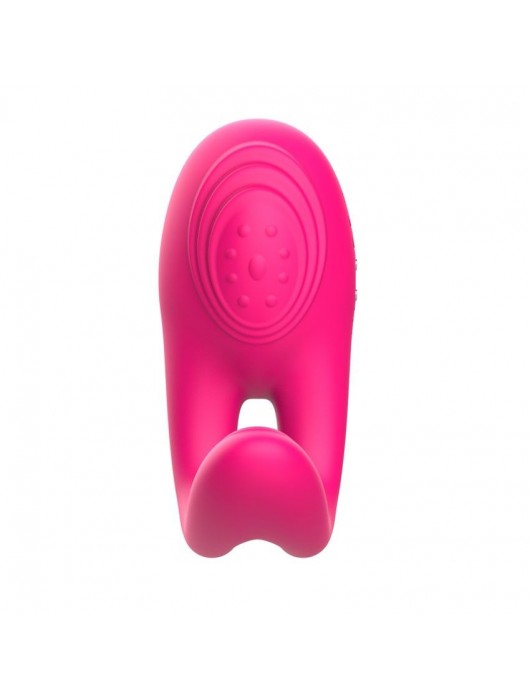 Розовое виброкольцо с пультом ДУ - I-MOON - в Королеве купить с доставкой