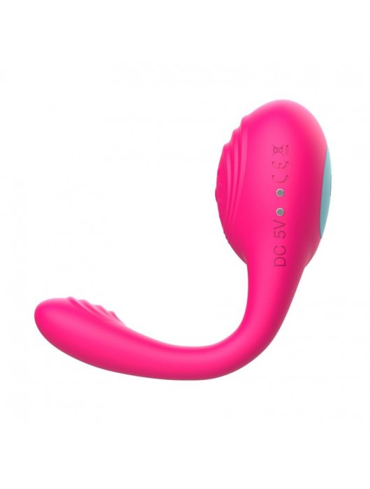 Розовое виброкольцо с пультом ДУ - I-MOON - в Королеве купить с доставкой