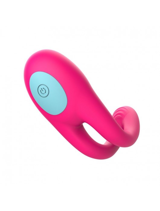 Розовое виброкольцо с пультом ДУ - I-MOON - в Королеве купить с доставкой