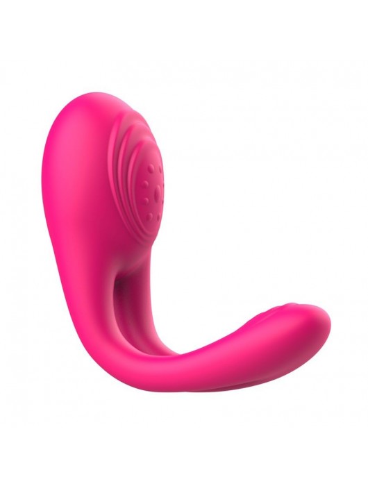 Розовое виброкольцо с пультом ДУ - I-MOON - в Королеве купить с доставкой