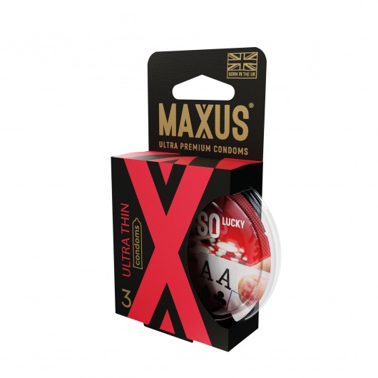 Ультратонкие презервативы MAXUS AIR Ultra Thin - 3 шт. - Maxus - купить с доставкой в Королеве