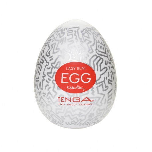 Мастурбатор-яйцо Keith Haring EGG PARTY - Tenga - в Королеве купить с доставкой