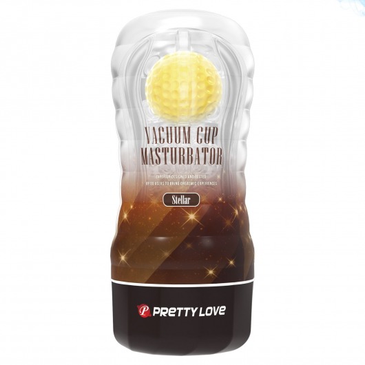 Прозрачный текстурированный мастурбатор Vacuum Cup Masturbator Stellar - Baile - в Королеве купить с доставкой