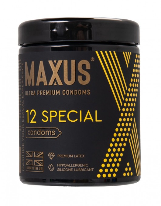 Презервативы с точками и рёбрами MAXUS Special - 12 шт. - Maxus - купить с доставкой в Королеве