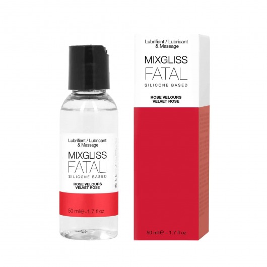 Силиконовый флюид с ароматом розы Mixgliss Fatal Velvet Rose - 50 мл. - Mixgliss - купить с доставкой в Королеве