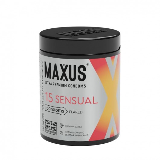 Анатомические презервативы MAXUS Sensual - 15 шт. - Maxus - купить с доставкой в Королеве
