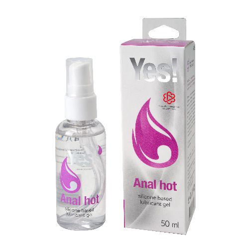 Согревающая силиконовая гель-смазка Yes Anal hot - 50 мл. - Sitabella - купить с доставкой в Королеве