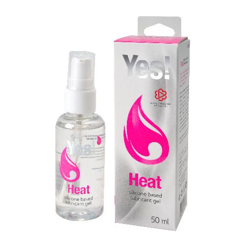 Возбуждающая силиконовая вагинальная смазка Yes Heat - 50 мл. - Sitabella - купить с доставкой в Королеве