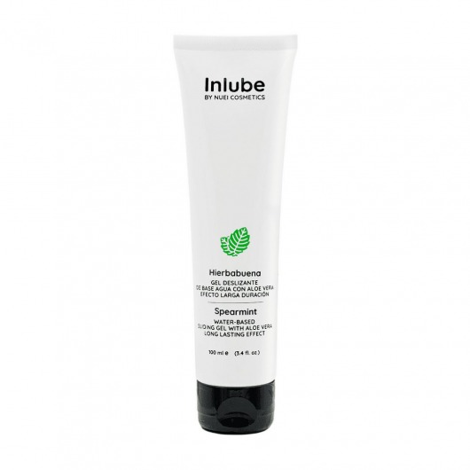 Водный лубрикант Nuei Inlube с алоэ вера и ароматом мяты - 100 мл. - Nuei cosmetics - купить с доставкой в Королеве