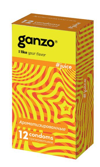 Ароматизированные презервативы Ganzo Juice - 12 шт. - Ganzo - купить с доставкой в Королеве