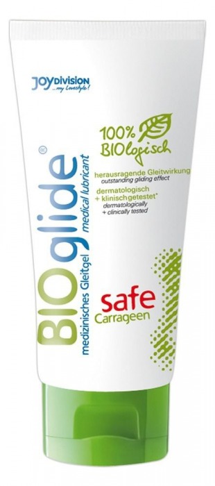 Гель-лубрикант на водной основе BIOglide safe Carrageen - 100 мл. - Joy Division - купить с доставкой в Королеве