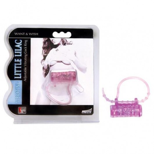 Эрекционное кольцо с вибратором LITTLE LILAC - Dream Toys - в Королеве купить с доставкой