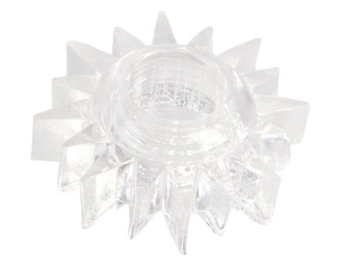 Прозрачное гелевое эрекционное кольцо-солнце - Toyfa Basic - в Королеве купить с доставкой