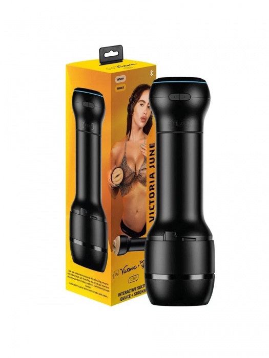 Мастурбатор-ротик с интерактивной насадкой PowerBlow   FeelVictoria Mouth - Kiiroo - в Королеве купить с доставкой