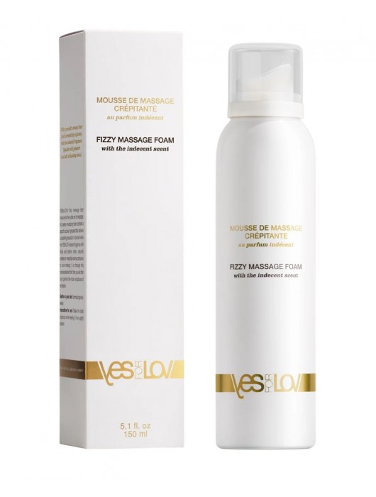 Массажная пена Fizzy Massage Foam - 150 мл. - YESforLOV - купить с доставкой в Королеве