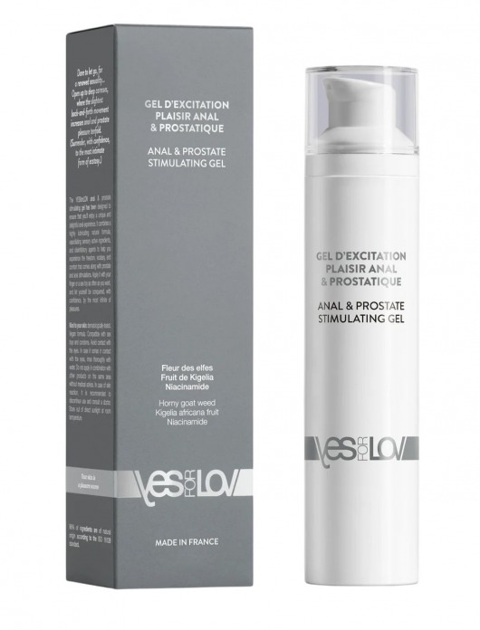 Стимулирующий анальный гель Anal   Prostate Stimulating Gel - 50 мл. - YESforLOV - купить с доставкой в Королеве