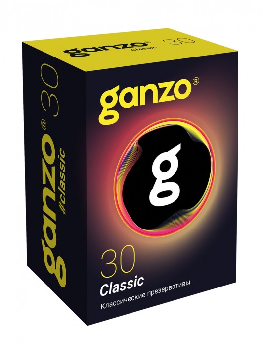 Классические презервативы с обильной смазкой Ganzo Classic - 30 шт. - Ganzo - купить с доставкой в Королеве