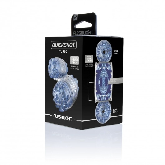 Мастурбатор Fleshlight Quickshot Turbo Blue Ice - Fleshlight - в Королеве купить с доставкой