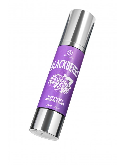 Массажное масло 2-в-1 Blackberry Hot Effect с разогревающим эффектом и вкусом ежевики - 50 мл. - Secret Play - купить с доставкой в Королеве