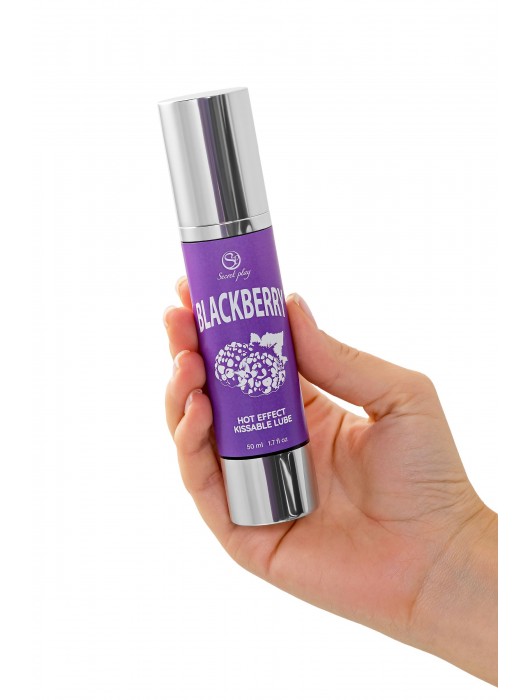 Массажное масло 2-в-1 Blackberry Hot Effect с разогревающим эффектом и вкусом ежевики - 50 мл. - Secret Play - купить с доставкой в Королеве