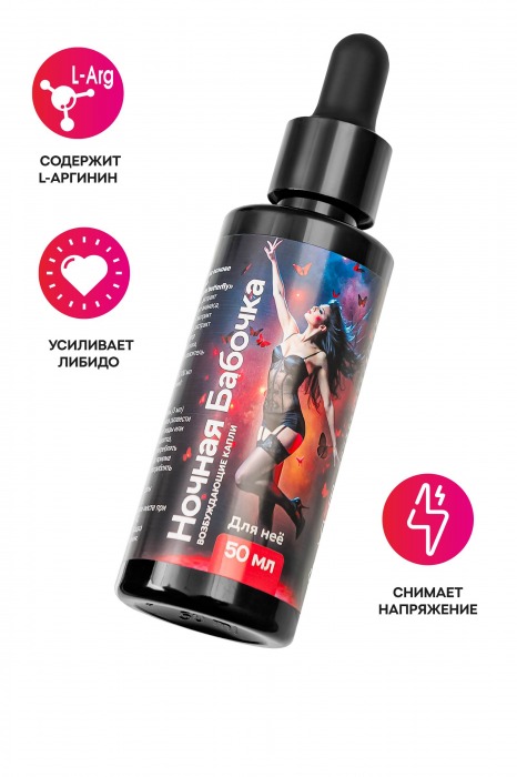 Концентрат для женщин «Ночная бабочка» - 50 мл. - Капиталпродукт - купить с доставкой в Королеве