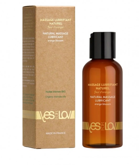 Натуральная массажная смазка Natural Lubricant Orange Blossom - 100 мл. - YESforLOV - купить с доставкой в Королеве