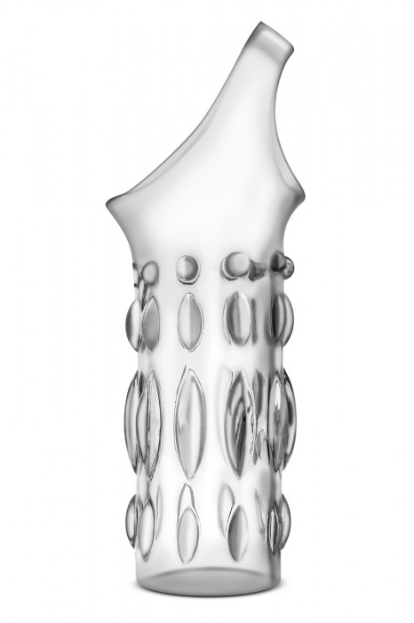 Прозрачная насадка на пенис Stretchy Studded Penis Sleeve Ring - Blush Novelties - в Королеве купить с доставкой