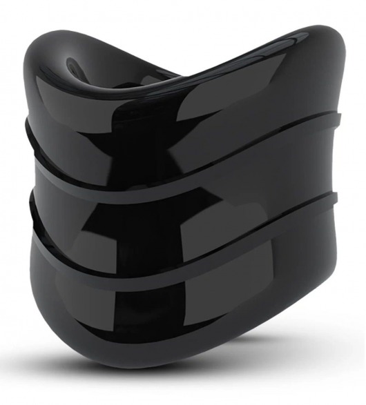 Черное эрекционное кольцо на мошонку Beef Ball Stretcher Snug X Long - Blush Novelties - в Королеве купить с доставкой