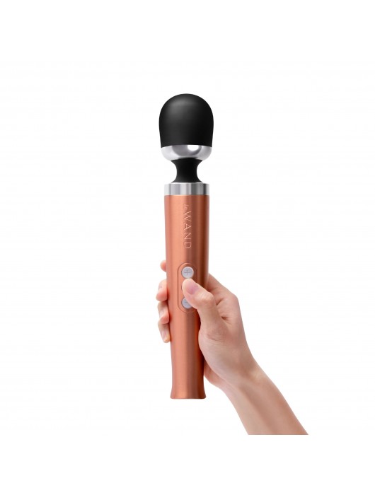 Золотистый вибромассажер Die Cast - Le Wand