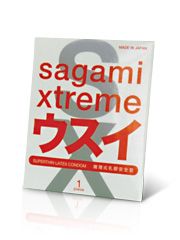 Ультратонкий презерватив Sagami Xtreme SUPERTHIN - 1 шт. - Sagami - купить с доставкой в Королеве